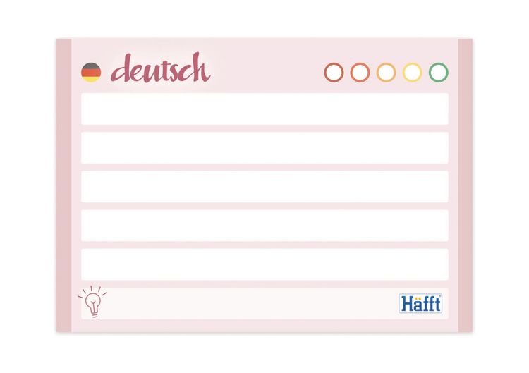 Produktbild: Vokabel-Karten Englisch 100 St&uuml;ck A8, Standard einzeln