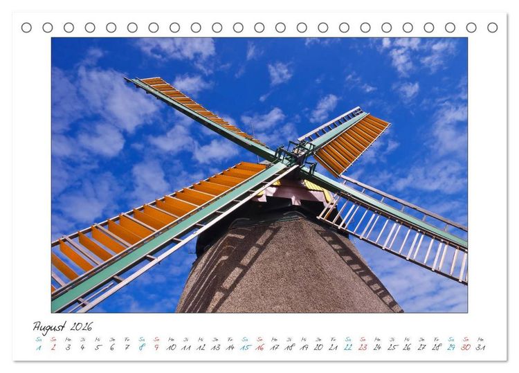 Produktbild: Amrum - Farben einer Insel (Tischkalender 2026 DIN A5 quer), CALVENDO Monatskalender