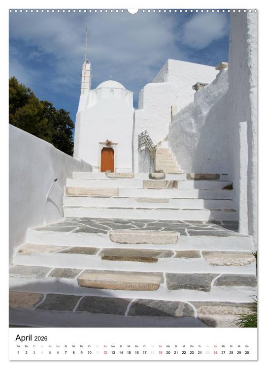 Produktbild: Liebenswertes Paros, Insel der Kykladen (hochwertiger Premium Wandkalender 2026 DIN A2 hoch), Kunstdruck in Hochglanz