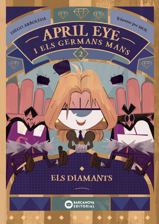 Produktbild: April Eye i els germans Mans. Els diamants