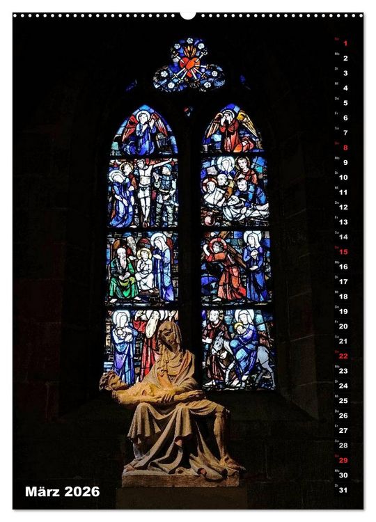 Produktbild: Esslingen in Hochform (hochwertiger Premium Wandkalender 2026 DIN A2 hoch), Kunstdruck in Hochglanz