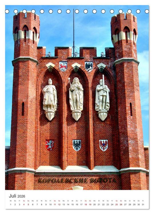 Produktbild: Kant-Stadt K&ouml;nigsberg - Kaliningrader Kontraste (Tischkalender 2026 DIN A5 hoch), CALVENDO Monatskalender