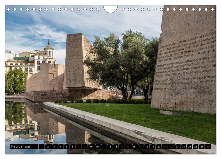 Produktbild: Madrid - Stadtansichten (Wandkalender 2026 DIN A4 quer), CALVENDO Monatskalender