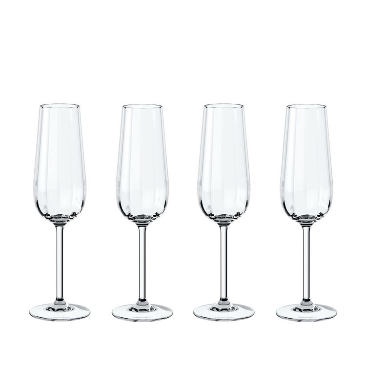 Produktbild: Villeroy & Boch Rose Garden Sekt-/Champagnerglas, 4 St&uuml;ck