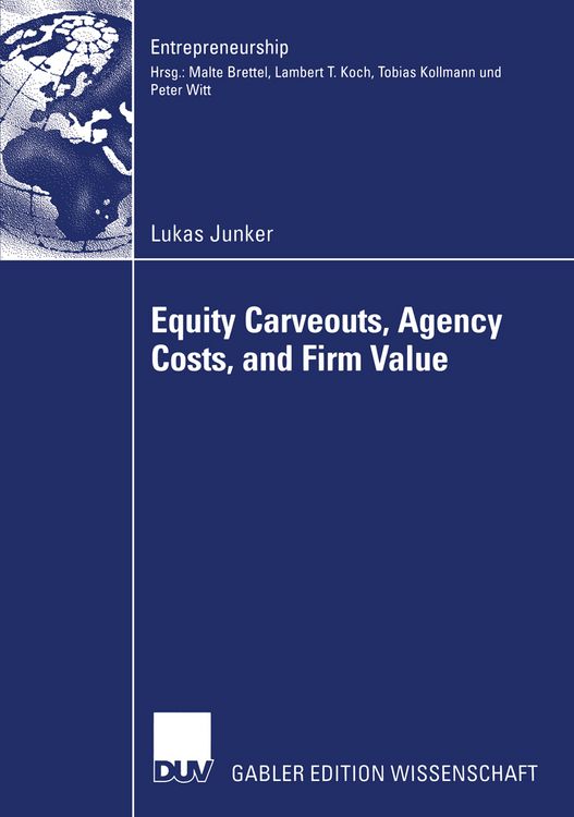 Produktbild: Equity Carveouts, Agency Costs, and Firm Value