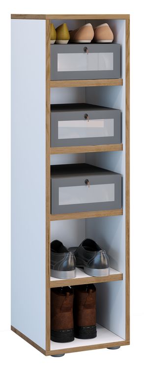 Produktbild: Holz Regal Schuhschrank Schuhregal Salia B30