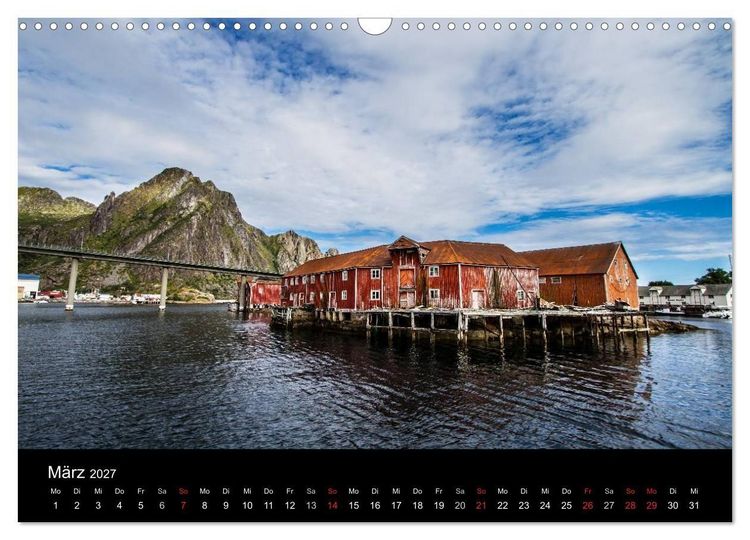 Produktbild: N&ouml;rdliches Norwegen (Wandkalender 2027 DIN A3 quer), CALVENDO Monatskalender