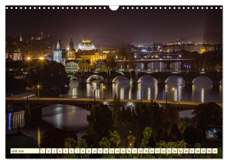 Produktbild: Die sch&ouml;ne Stadt Prag (Wandkalender 2026 DIN A3 quer), CALVENDO Monatskalender