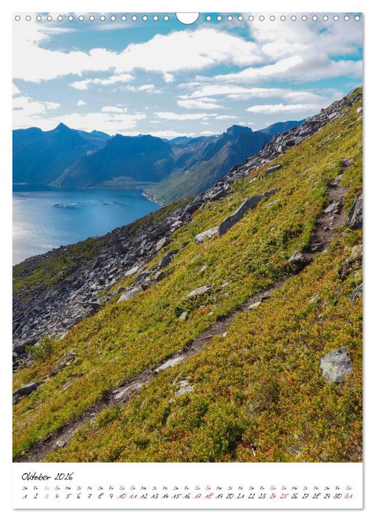 Produktbild: Norwegen - Das Land der Berge, Fjorde und Wasserf&auml;lle (Wandkalender 2026 DIN A3 hoch), CALVENDO Monatskalender