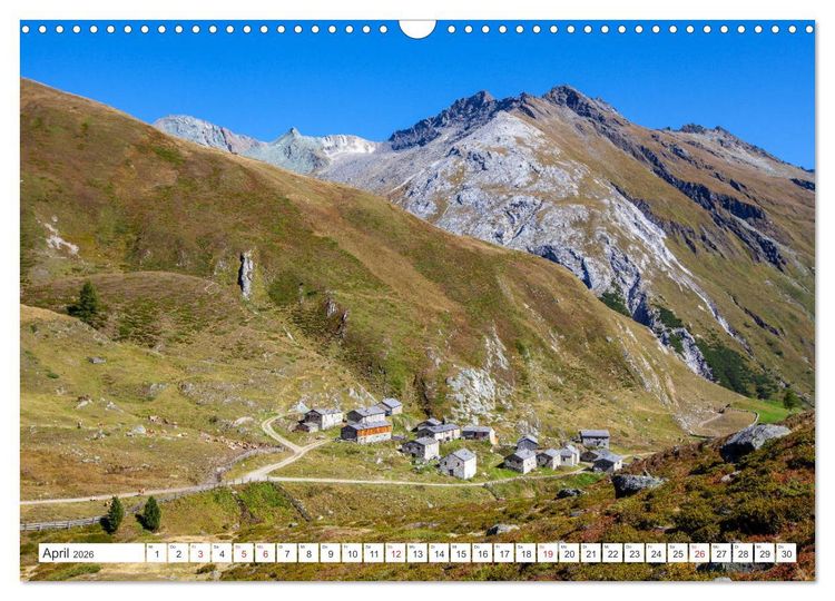 Produktbild: Jagdhausalm in Osttirol (Wandkalender 2026 DIN A3 quer), CALVENDO Monatskalender