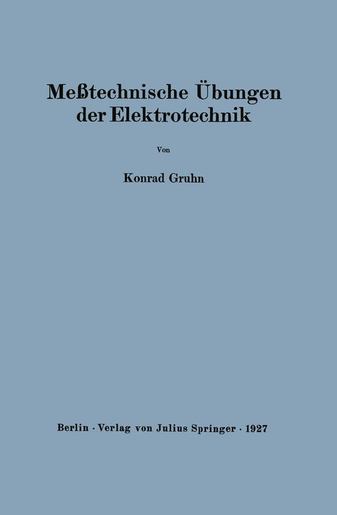 Produktbild: Me&szlig;technische &Uuml;bungen der Elektrotechnik