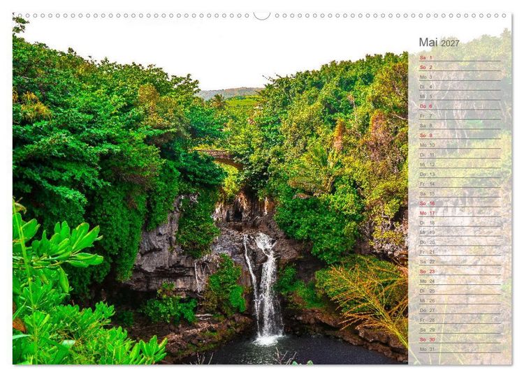 Produktbild: Malerisches Hawaii (Wandkalender 2027 DIN A2 quer), CALVENDO Monatskalender