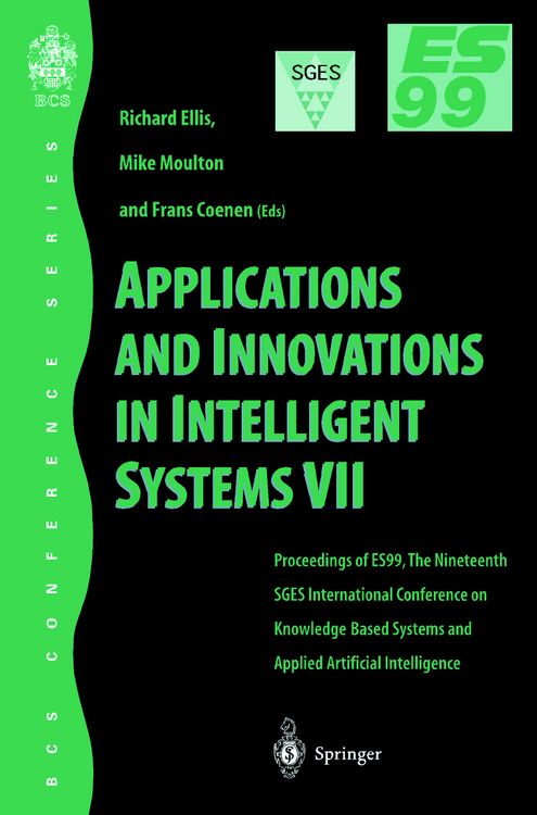 Produktbild: Applications and Innovations in Intelligent Systems VII