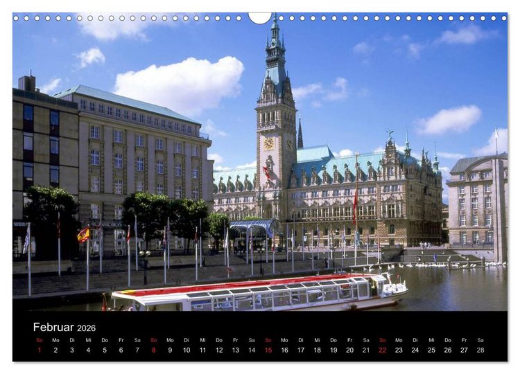 Produktbild: Hamburg (Wandkalender 2026 DIN A3 quer), CALVENDO Monatskalender