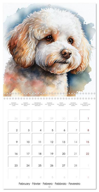 Produktbild: Artistic Dog Breeds (Wall Calendar 2026 12 &times; 12 Inch) CALVENDO 12 Month Wall Calendar