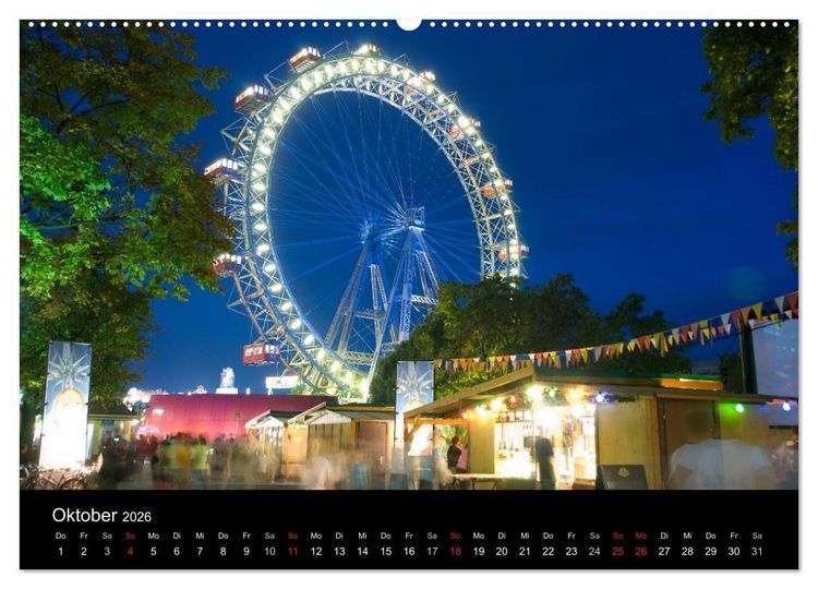 Produktbild: Wien (hochwertiger Premium Wandkalender 2026 DIN A2 quer), Kunstdruck in Hochglanz