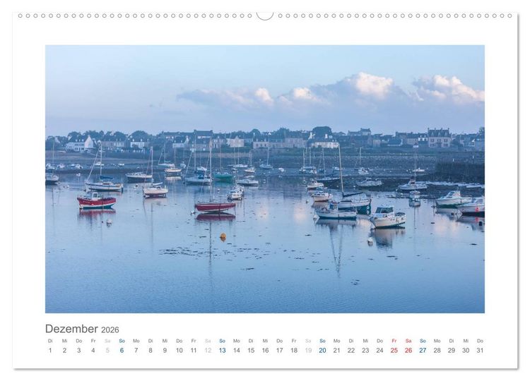 Produktbild: Bretagne - Zauber der C&ocirc;te de Granit Rose (Wandkalender 2026 DIN A2 quer), CALVENDO Monatskalender