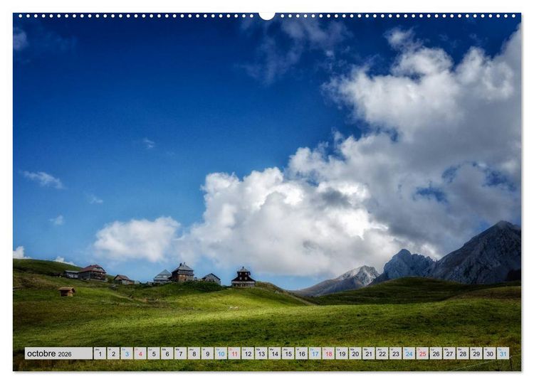 Produktbild: Un automne en Haute-Savoie (Calendrier mural 2026 DIN A2 vertical) calendrier de bureau