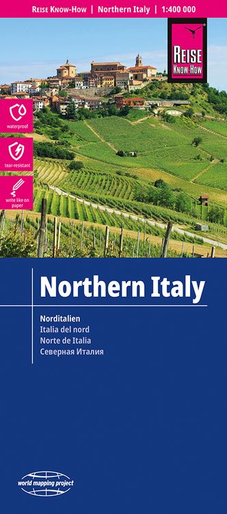Produktbild: Reise Know-How Landkarte Italien, Nord / Northern Italy (1:400.000)