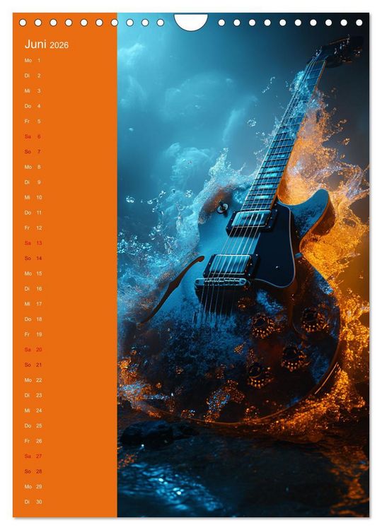 Produktbild: Strings & Dreams: Ein Jahr musikalischer Inspiration (Wandkalender 2026 DIN A4 hoch), CALVENDO Monatskalender