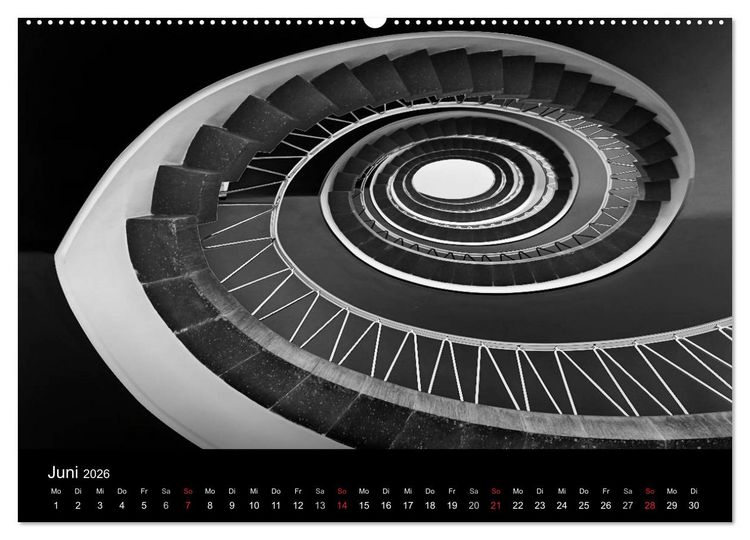 Produktbild: Black-Schwarz-Noir 2026 (Wandkalender 2026 DIN A2 quer), CALVENDO Monatskalender