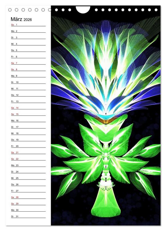 Produktbild: Textile Gewebekunst (Wandkalender 2026 DIN A4 hoch), CALVENDO Monatskalender