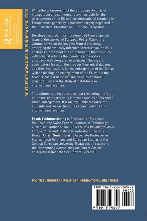 Produktbild: The Politics of European Union Enlargement