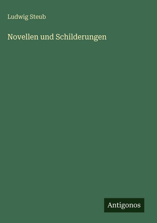 Produktbild: Novellen und Schilderungen