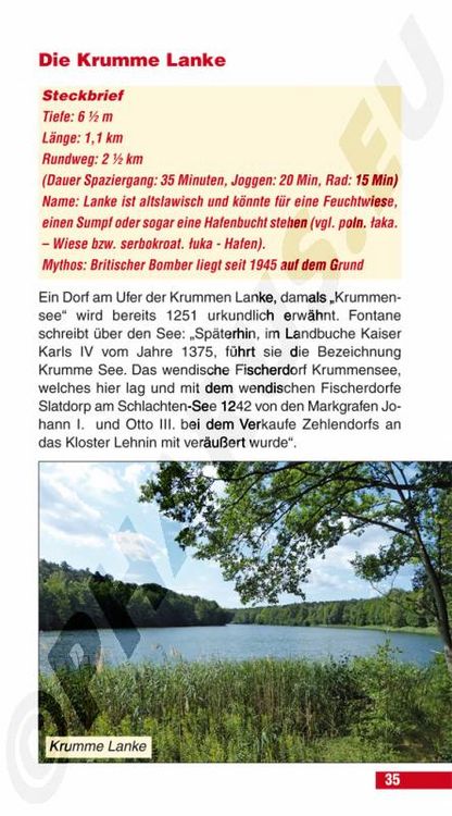 Produktbild: Spazierg&auml;nge und Entdeckungen rund um Schlachtensee und Krumme Lanke