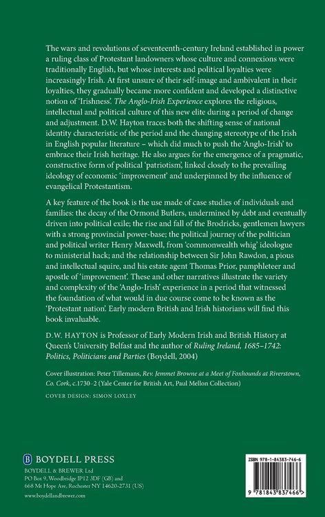 Produktbild: Anglo-Irish Experience, 1680-1730