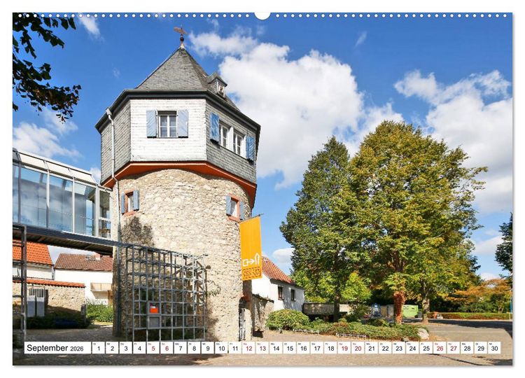 Produktbild: Fl&ouml;rsheim am Main vom Frankfurter Taxifahrer Petrus Bodenstaff (hochwertiger Premium Wandkalender 2026 DIN A2 quer), Kunstdruck in Hochglanz