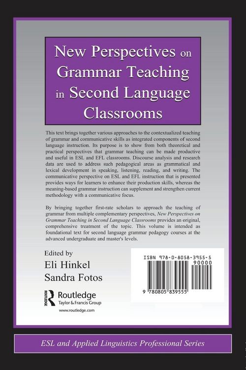 Produktbild: New Perspectives on Grammar Teaching in Second Language Classrooms