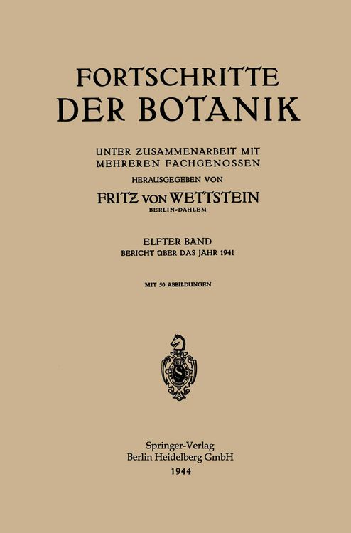 Produktbild: Fortschritte der Botanik
