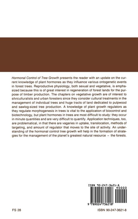 Produktbild: Hormonal Control of Tree Growth