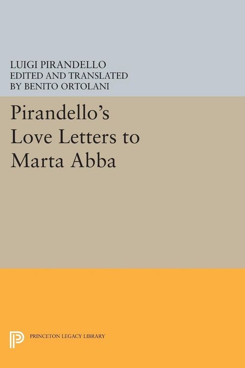 Produktbild: Pirandello's Love Letters to Marta Abba