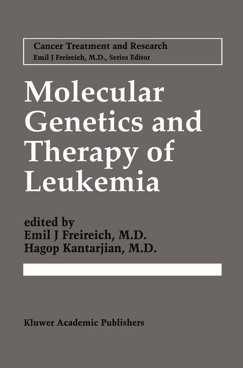 Produktbild: Molecular Genetics and Therapy of Leukemia