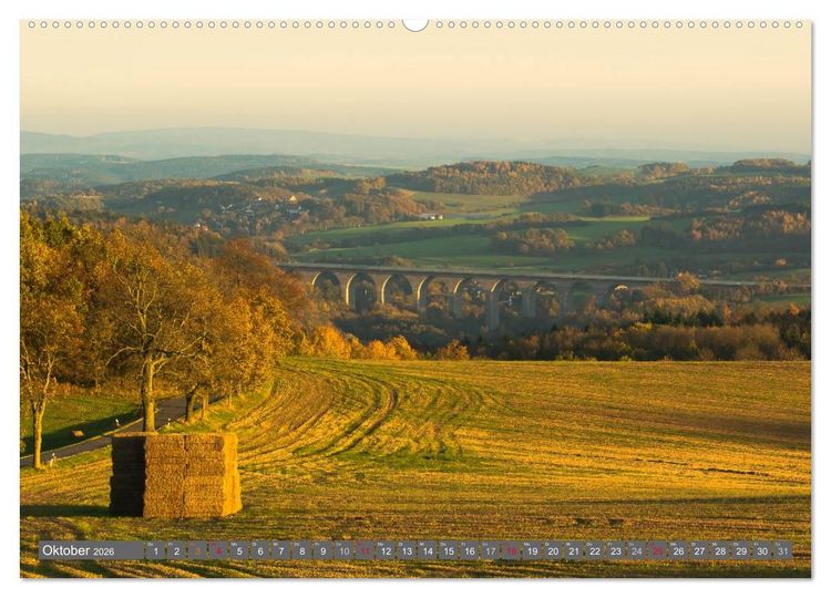 Produktbild: Vogtland - Impressionen (hochwertiger Premium Wandkalender 2026 DIN A2 quer), Kunstdruck in Hochglanz