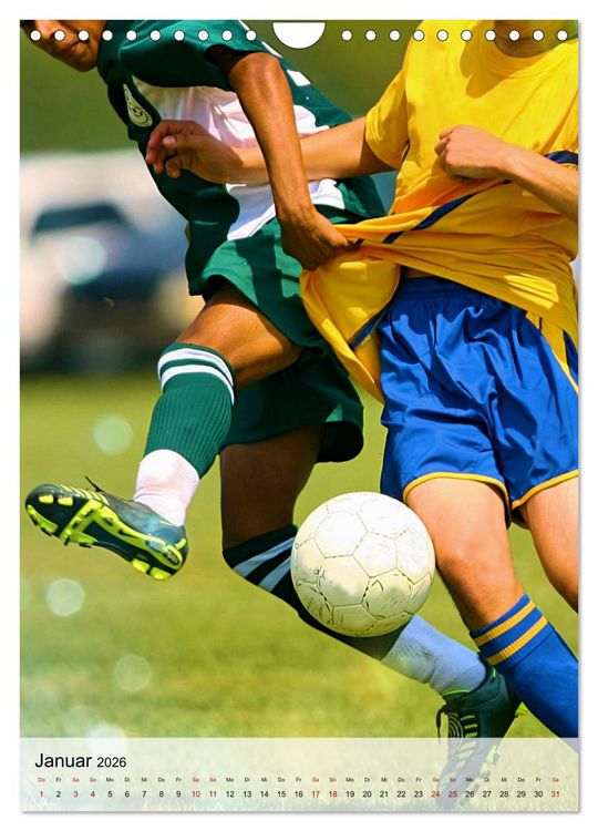 Produktbild: Fu&szlig;ballfieber extrem (Wandkalender 2026 DIN A4 hoch), CALVENDO Monatskalender