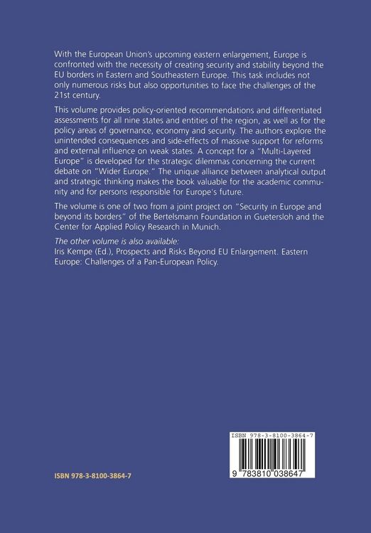 Produktbild: Prospects and Risks Beyond EU Enlargement