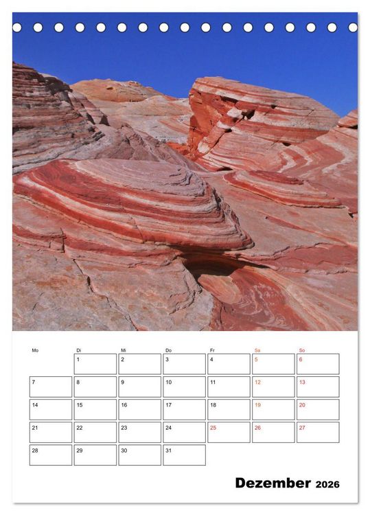 Produktbild: AMERIKA RUNDREISE Bildsch&ouml;n und Aufregend. (Tischkalender 2026 DIN A5 hoch), CALVENDO Monatskalender