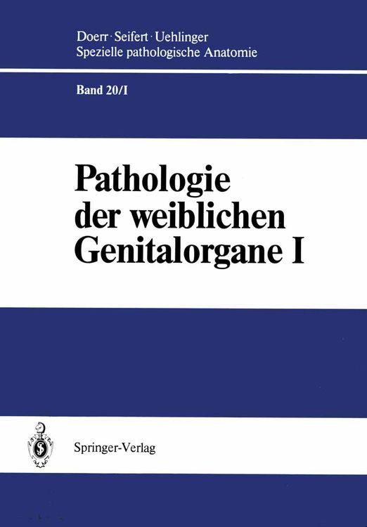 Produktbild: Pathologie der weiblichen Genitalorgane I