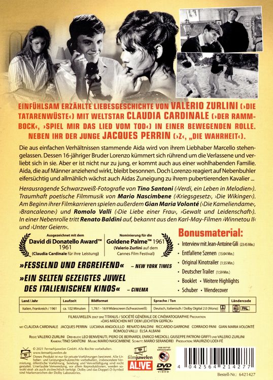 Produktbild: Das M&auml;dchen mit dem leichten Gep&auml;ck (Filmjuwelen)