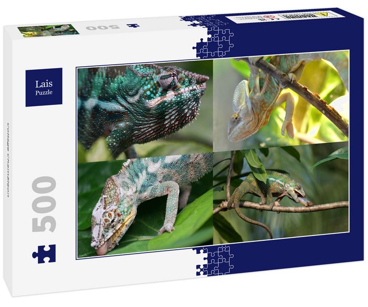 Produktbild: Lais Puzzle Collage Cham&auml;leon 500 Teile