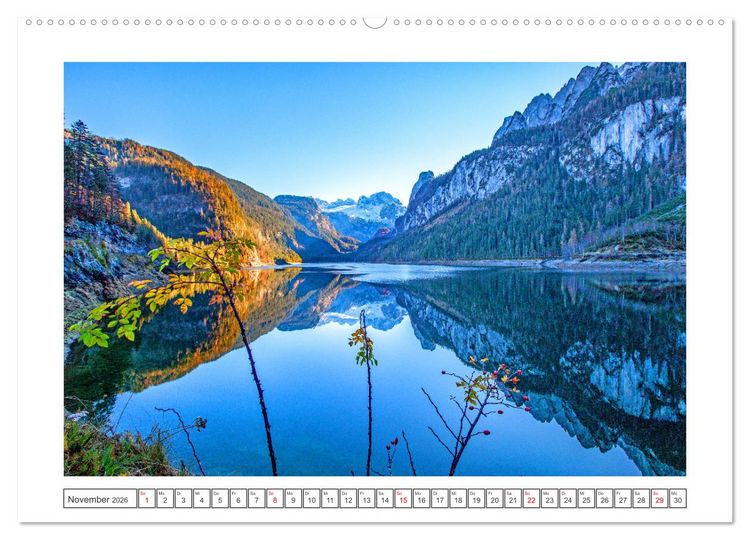 Produktbild: Herzliche Gr&uuml;&szlig;e aus Gosau (Wandkalender 2026 DIN A2 quer), CALVENDO Monatskalender