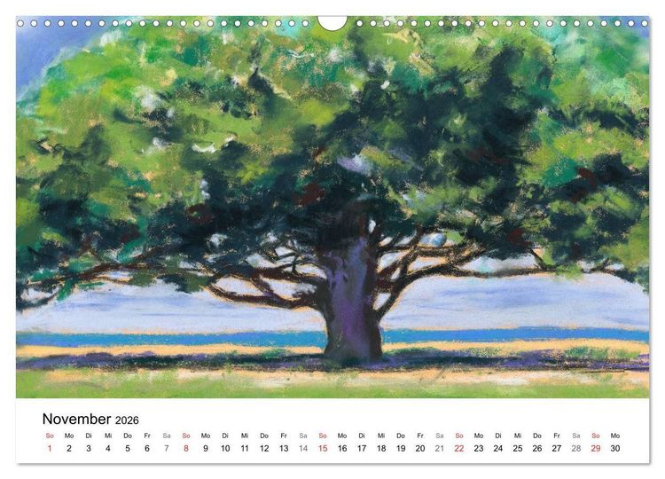 Produktbild: Das Meer in Pastellkreide (Wandkalender 2026 DIN A3 quer), CALVENDO Monatskalender