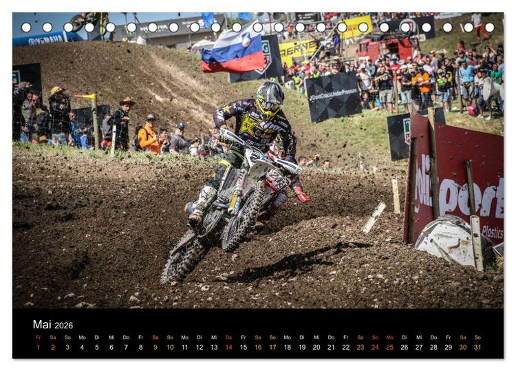 Produktbild: MX Racing 2026 (Tischkalender 2026 DIN A5 quer), CALVENDO Monatskalender