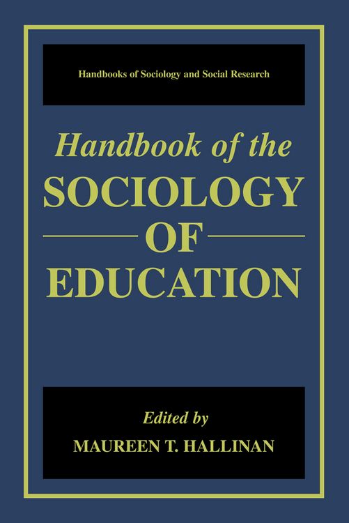 Produktbild: Handbook of the Sociology of Education