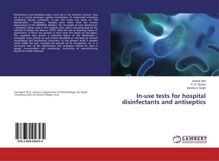 Produktbild: In-use tests for hospital disinfectants and antiseptics