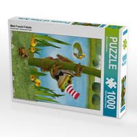 Produktbild: CALVENDO Puzzle Mein Frosch Fridolin | 1000 Teile Lege-Gr&ouml;&szlig;e 64x48cm Foto-Puzzle f&uuml;r gl&uuml;ckliche Stunden