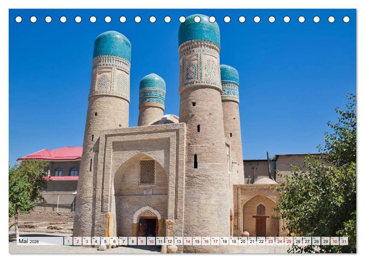 Produktbild: Usbekistan Mythos Seidenstra&szlig;e hautnah (Tischkalender 2026 DIN A5 quer), CALVENDO Monatskalender